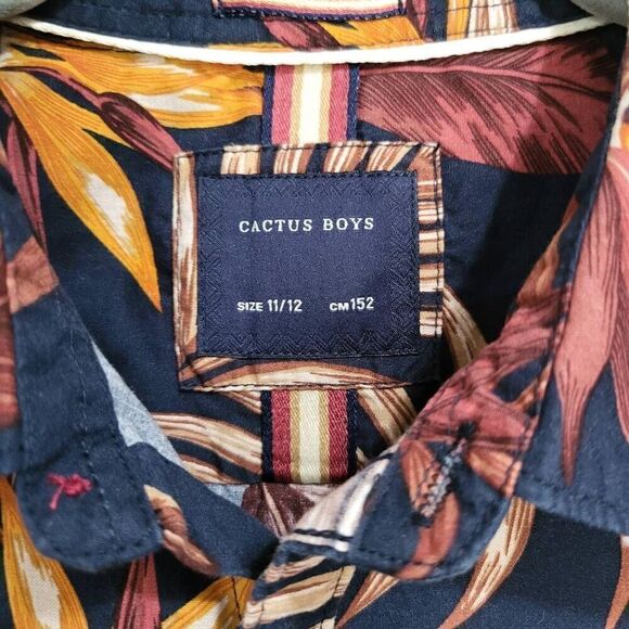 Cactus boys button down shirt sz 11/12 - Picture 4 of 8